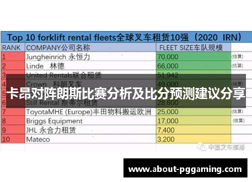 卡昂对阵朗斯比赛分析及比分预测建议分享